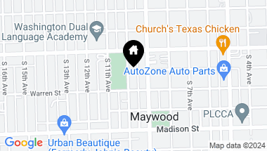 Map of 705 S 10th Avenue, Maywood IL, 60153
