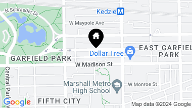 Map of 3257 W Warren Boulevard, Chicago IL, 60624