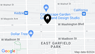 Map of 3035 W Washington Boulevard, Chicago IL, 60612