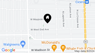 Map of 5038 W WEST END Avenue, Chicago IL, 60644
