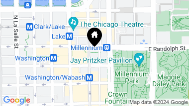 Map of 130 N Garland Court Unit: 5-22, Chicago IL, 60602
