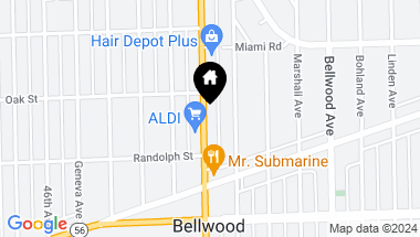Map of 419 Mannheim Road, Bellwood IL, 60104