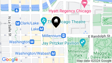 Map of 60 E Randolph Street Unit: 25A, Chicago IL, 60601