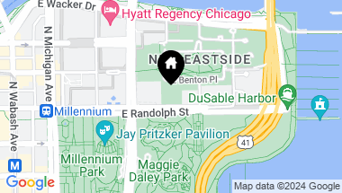 Map of 340 E Randolph Street Unit: 6002, Chicago IL, 60601