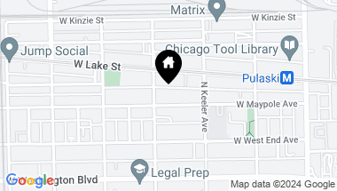 Map of 4244 W MAYPOLE Avenue, Chicago IL, 60624