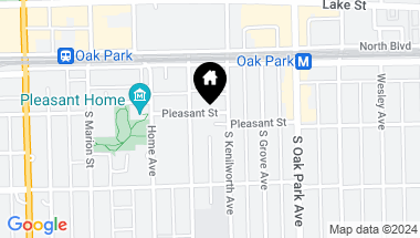 Map of 917 Pleasant Street, Oak Park IL, 60302