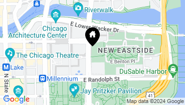 Map of 225 N Columbus Drive Unit: 7505, Chicago IL, 60601