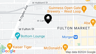 Map of 1152 W Fulton Market Street Unit: 5C, Chicago IL, 60607
