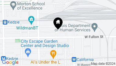 Map of 317 N Francisco Avenue, Chicago IL, 60612
