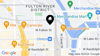 Map of 550 W Fulton Street Unit: 606, Chicago IL, 60661