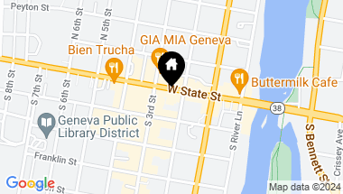 Map of 210 W State Street, Geneva IL, 60134