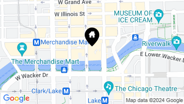 Map of 300 N STATE Street Unit: 3628, Chicago IL, 60654