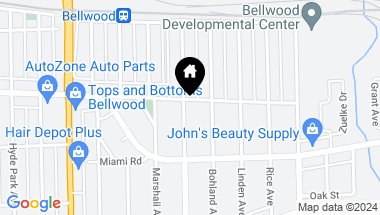 Map of 219 Bellwood Avenue, Bellwood IL, 60104