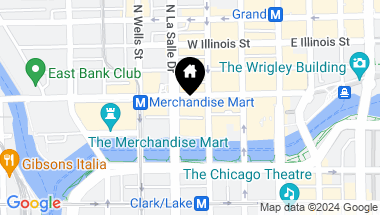Map of 345 N LaSalle Street Unit: 2907, Chicago IL, 60654