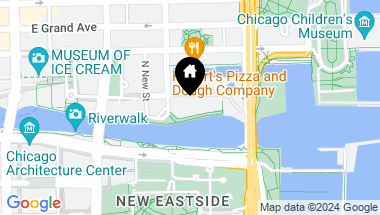 Map of 415 E North Water Street Unit: 607, Chicago IL, 60611