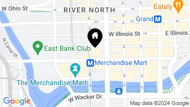 Map of 400 N LaSalle Drive Unit: 3912, Chicago IL, 60654