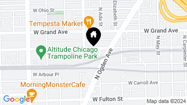 Map of 1363 W Hubbard Street, Chicago IL, 60642