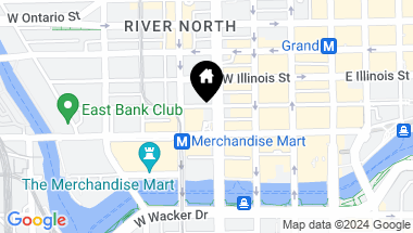 Map of 400 N LASALLE Drive Unit: 1507, Chicago IL, 60610