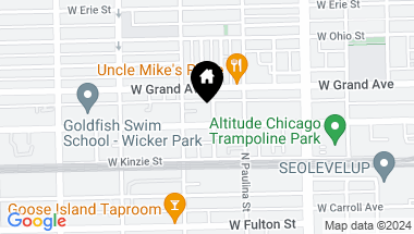 Map of 1732 W Hubbard Street, Chicago IL, 60622