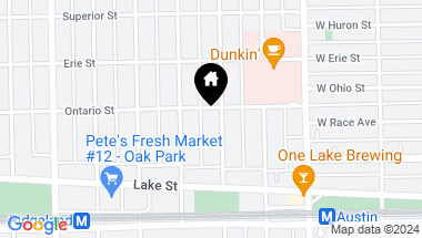 Map of 175 N Taylor Avenue, Oak Park IL, 60302