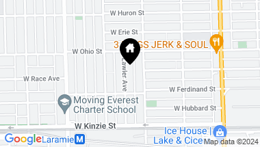 Map of 531 N Lawler Avenue, Chicago IL, 60644