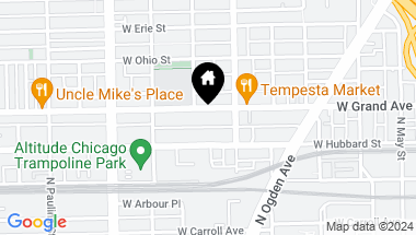 Map of 1427 W Grand Avenue Unit: 3, Chicago IL, 60642