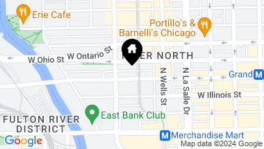 Map of 300 W GRAND Avenue Unit: 406, Chicago IL, 60654