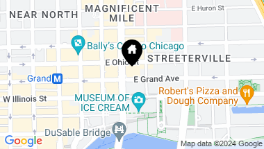 Map of 535 N Michigan Avenue Unit: 711, Chicago IL, 60611