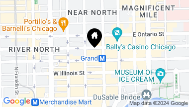 Map of 545 N Dearborn Street Unit: 3404, Chicago IL, 60654