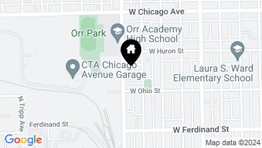 Map of 3950 W ONTARIO Street, Chicago IL, 60624