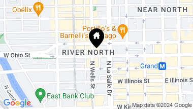 Map of 601 N Wells Street, Chicago IL, 60654