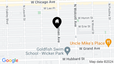 Map of 610 N Damen Avenue, Chicago IL, 60622