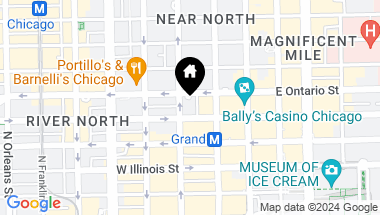 Map of 33 W Ontario Street Unit: 44B, Chicago IL, 60654
