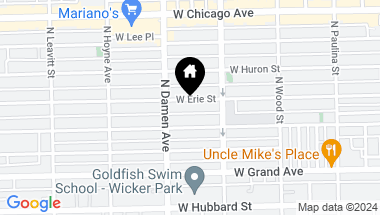 Map of 1935 W Erie Street, Chicago IL, 60622