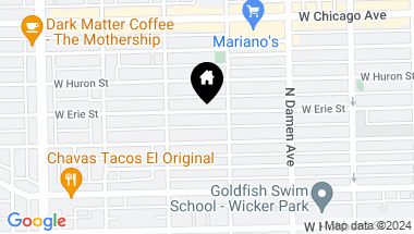 Map of 2139 W Erie Street, Chicago IL, 60612