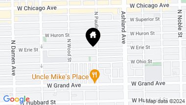 Map of 1705 W ERIE Street, Chicago IL, 60622