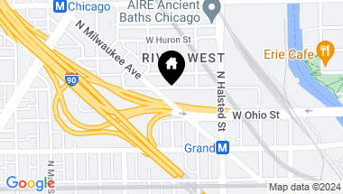 Map of 859 W Erie Street Unit: 804, Chicago IL, 60642