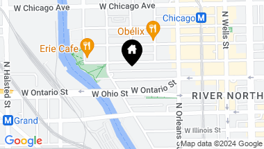 Map of 434 W Ontario Street Unit: 4, Chicago IL, 60610
