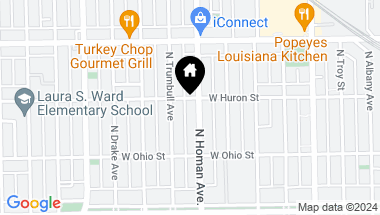 Map of 650 N homan Avenue, Chicago IL, 60623