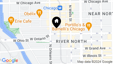 Map of 630 N Franklin Street Unit: 1016, Chicago IL, 60654