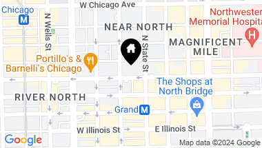Map of 20-22 W ONTARIO Street, Chicago IL, 60654
