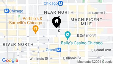 Map of 630 N STATE Street Unit: 1904, Chicago IL, 60654