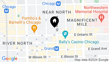 Map of 630 N State Street Unit: 1403, Chicago IL, 60654