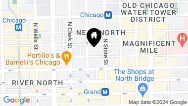Map of 24 W Erie Street Unit: 4N, Chicago IL, 60654
