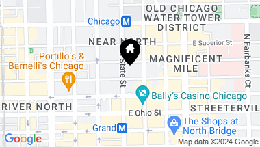 Map of 2 E Erie Street Unit: G-431, Chicago IL, 60611