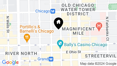 Map of 21 E Huron Street Unit: 2804, Chicago IL, 60611