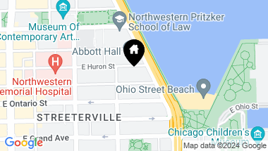 Map of 680 N Lake Shore Drive Unit: 1503, Chicago IL, 60611