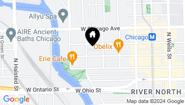 Map of 460 W Huron Street, Chicago IL, 60654