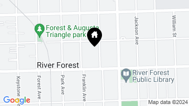 Map of 830 Ashland Avenue, River Forest IL, 60305