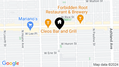 Map of 1858 W SUPERIOR Street, Chicago IL, 60622